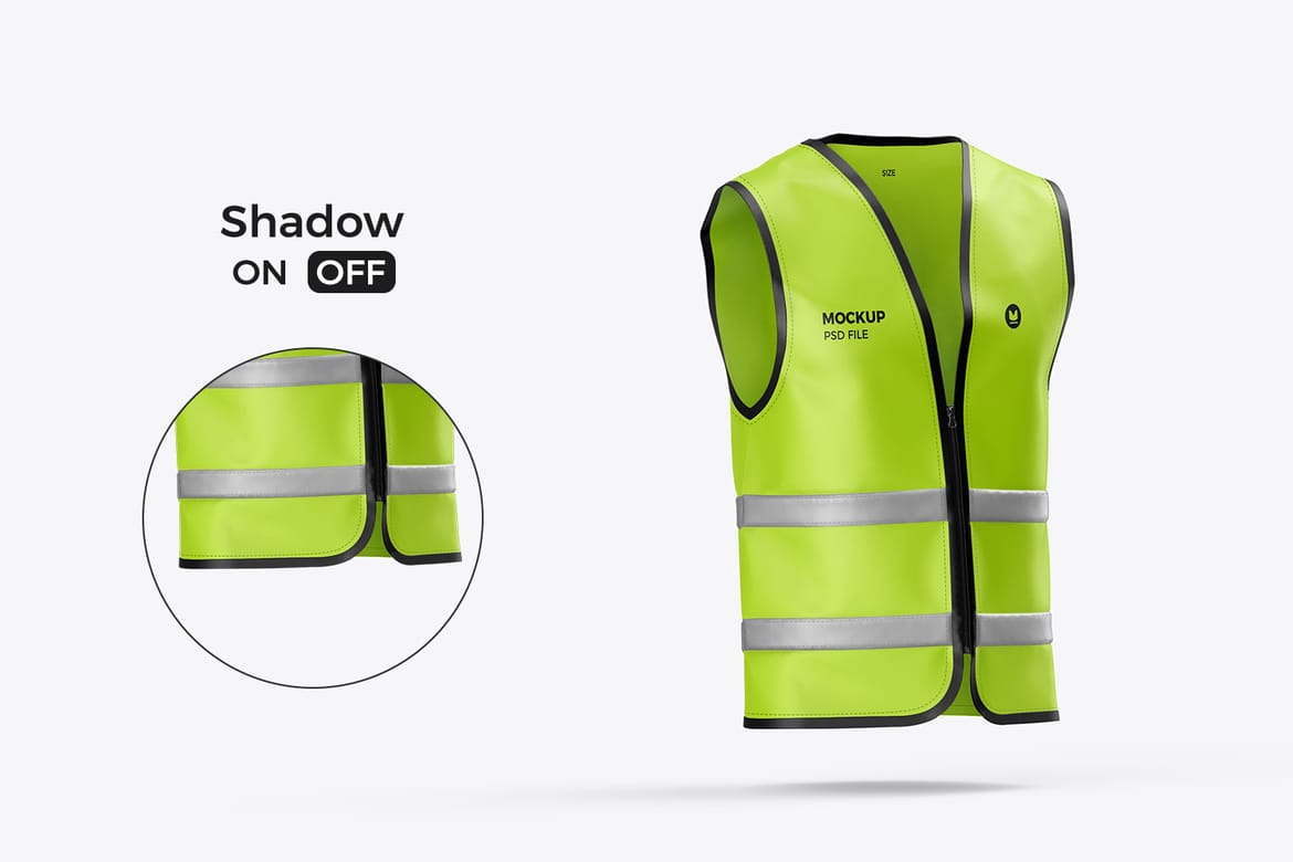 Safety Vest Uniform Mockup