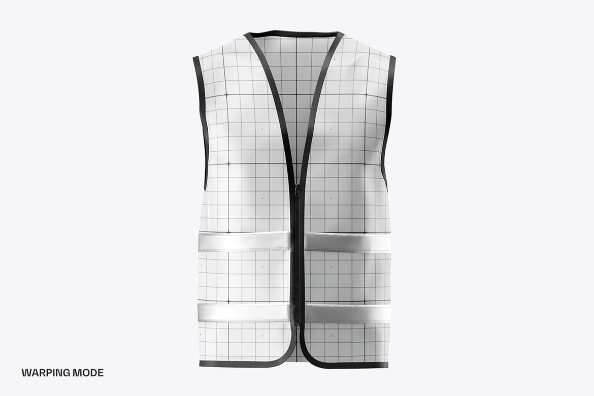 Safety Vest Uniform Mockup