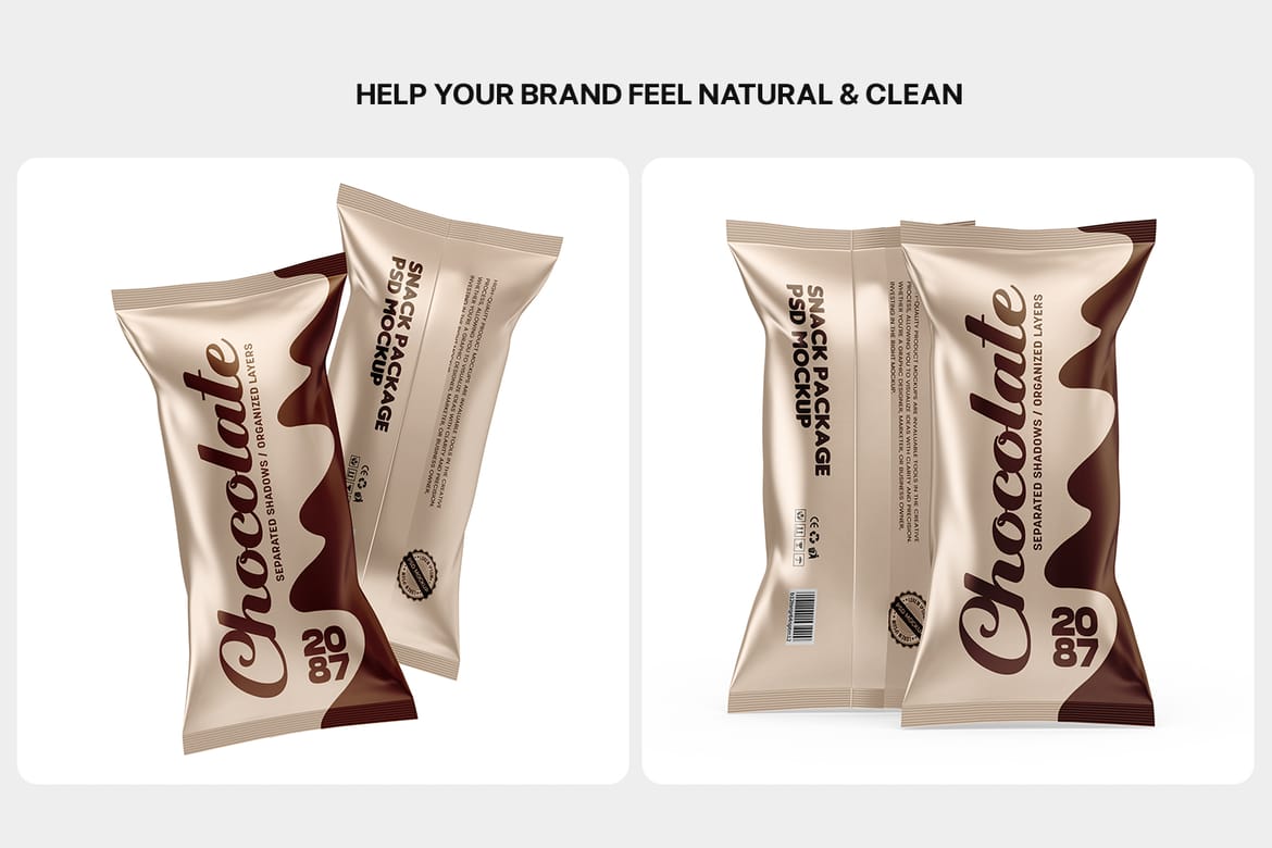 Snack Packaging Mockups