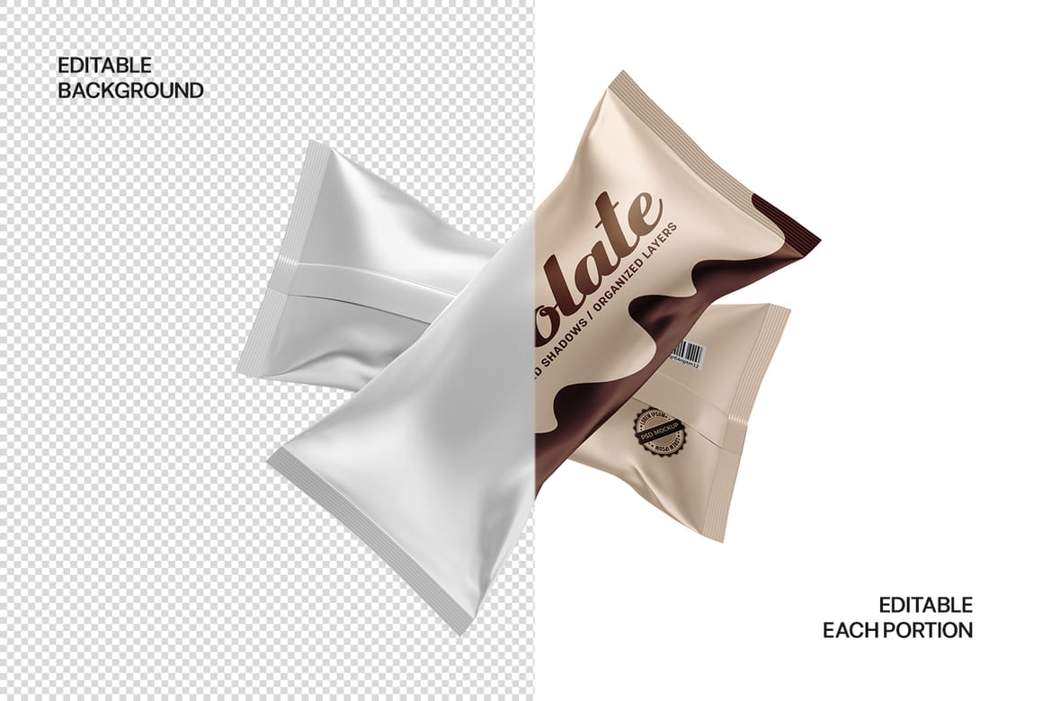 Snack Packaging Mockups