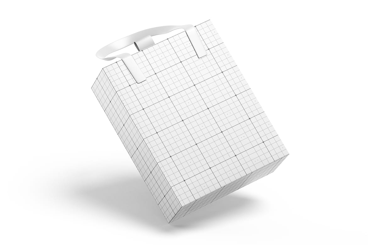 Sliding Gift Box Mockup with Handle