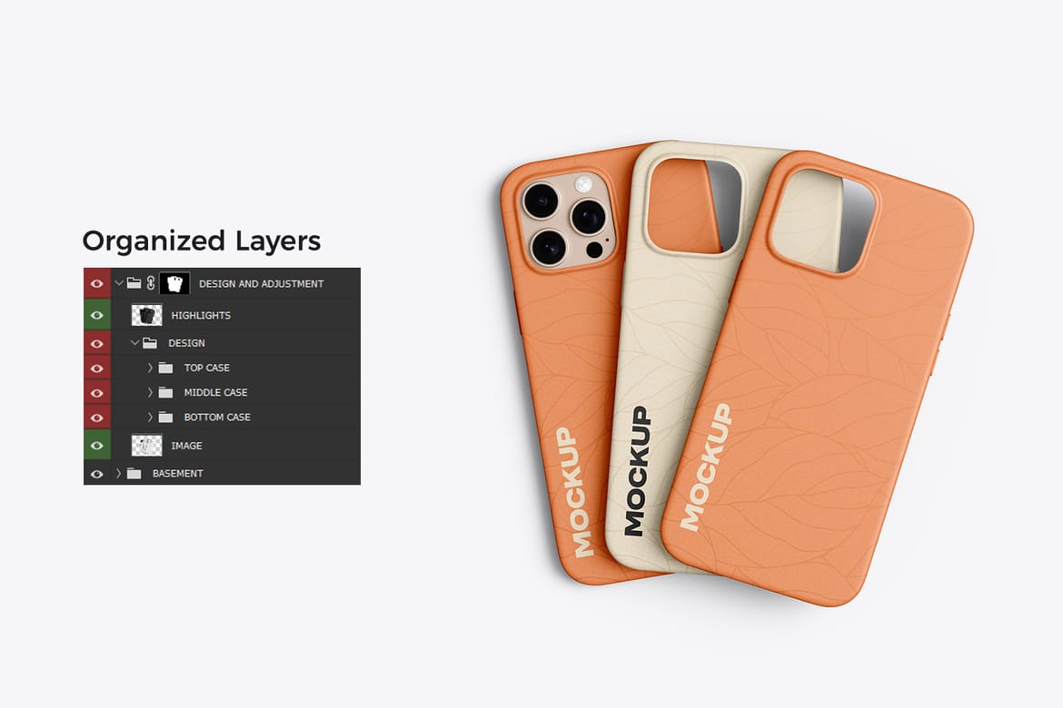 Matte Phone Case Mockup