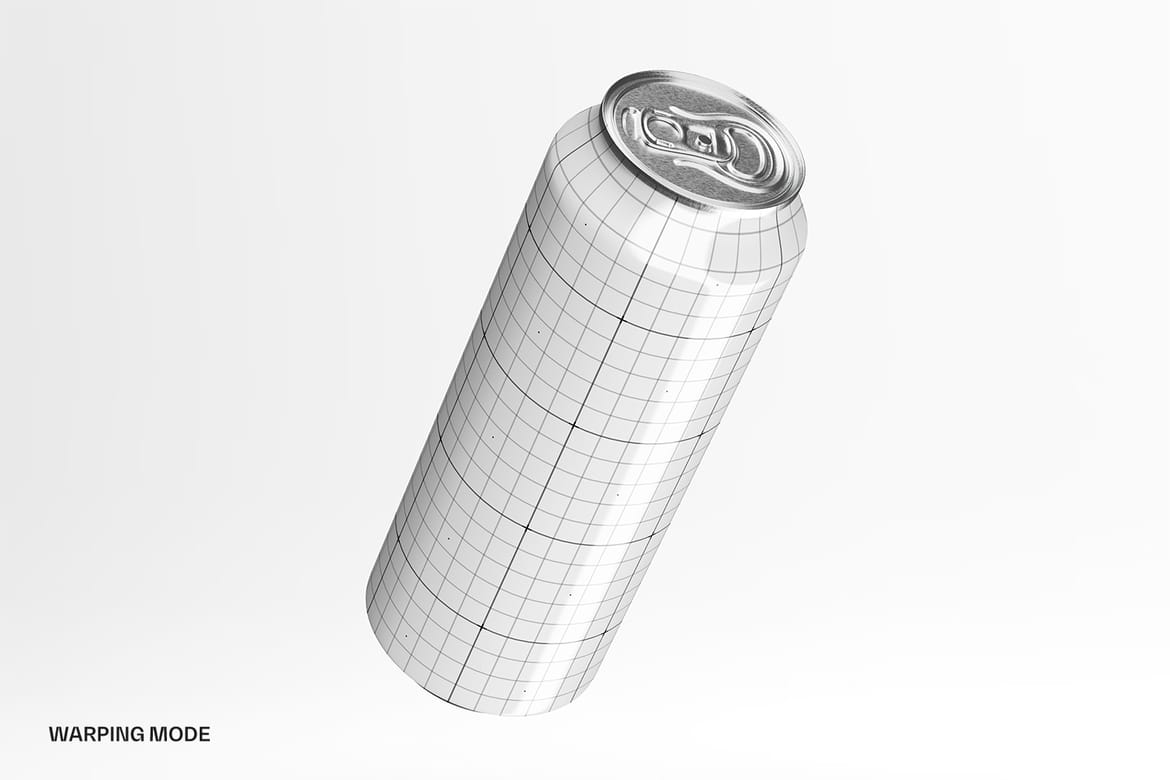 Aluminum Soda Can Mockup
