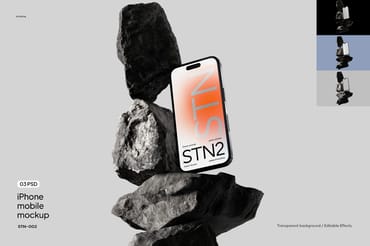 iPhone Mockup Standing