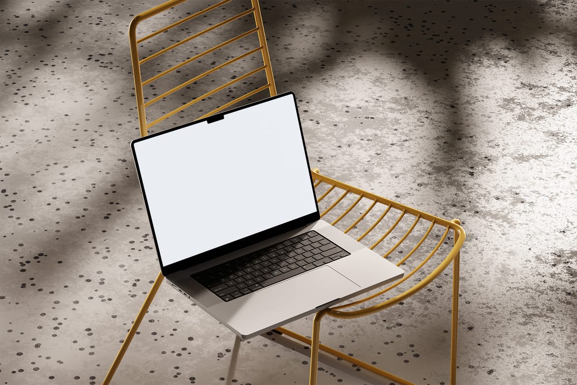 Laptop Mockup Aesthetic 02