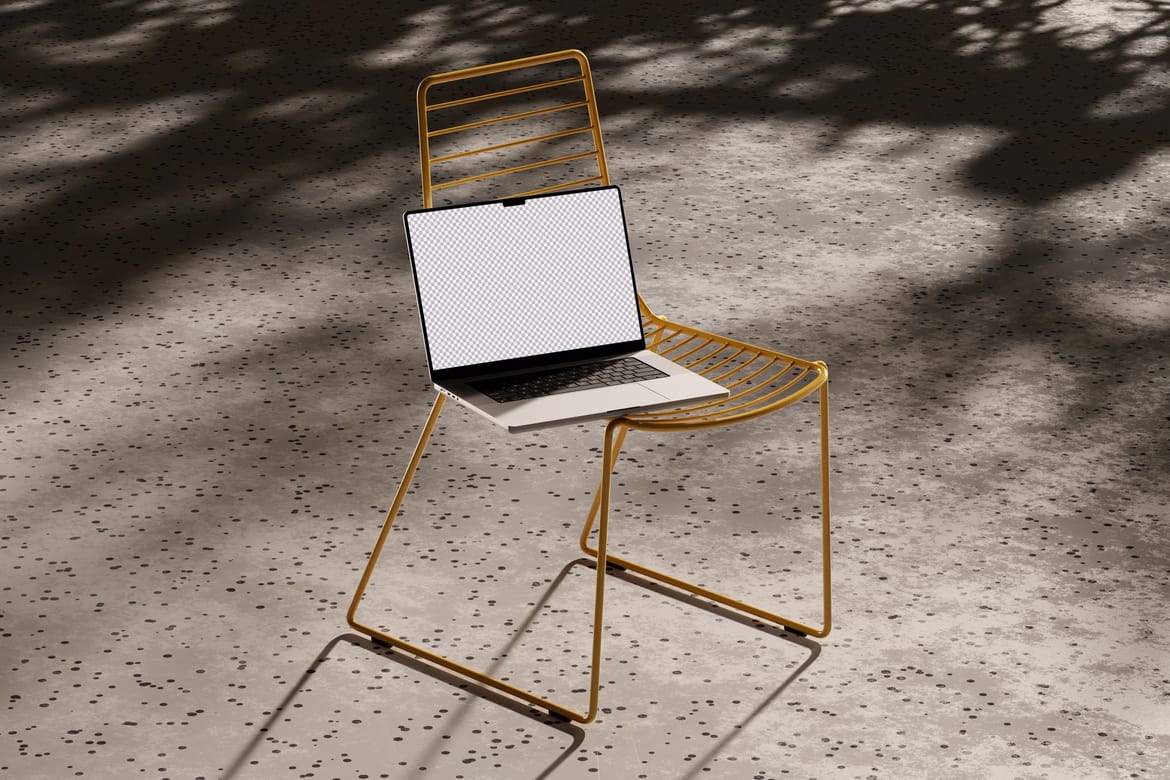 Laptop Mockup Aesthetic 02