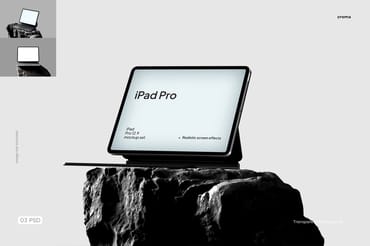 iPad Mockup Standing STN01