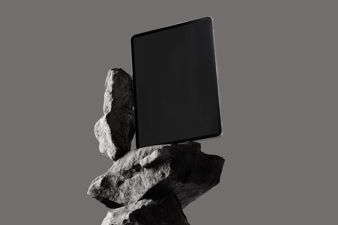 iPad Mockup Standing STN02