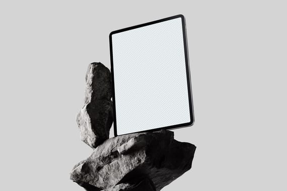 iPad Mockup Standing STN02