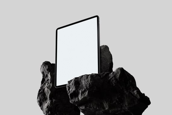 iPad Mockup Standing STN02