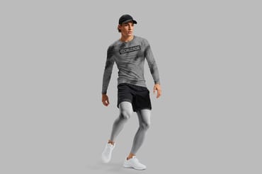 Free Running Set Mockup