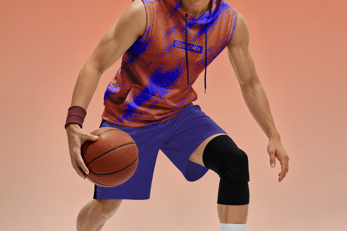 Basketball Hoodie Mockup