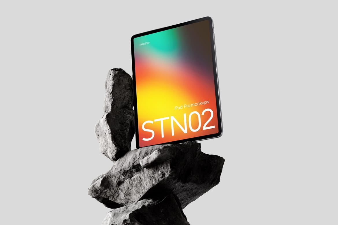 iPad Mockup Standing STN02