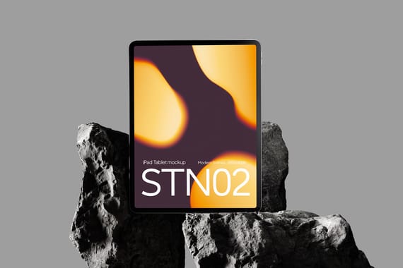 iPad Mockup Standing STN02