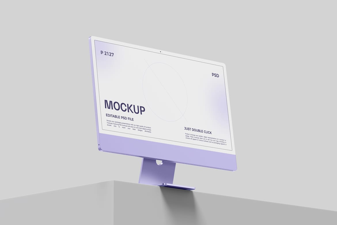 New iMac 24" Desktop Mockup