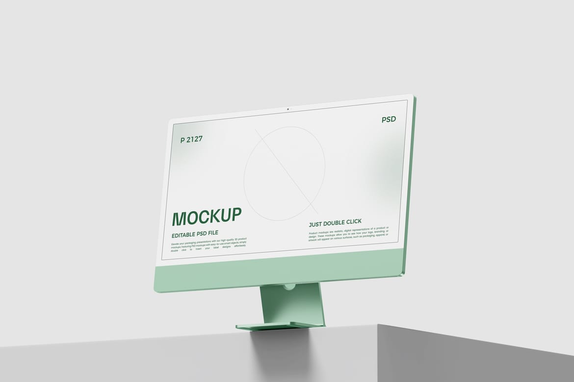 New iMac 24" Desktop Mockup