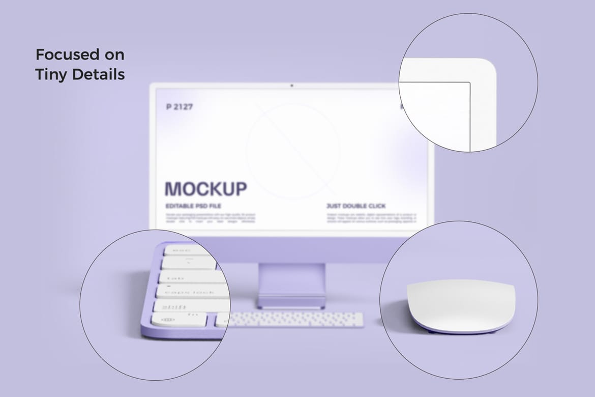 New iMac 24" Desktop Mockup