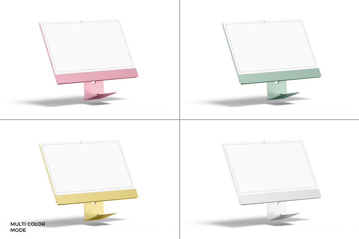 New iMac 24" Desktop Mockup