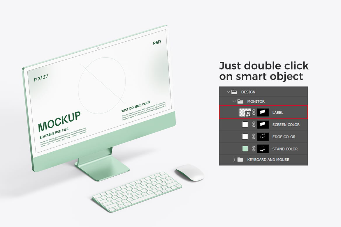 New iMac 24" Desktop Mockup