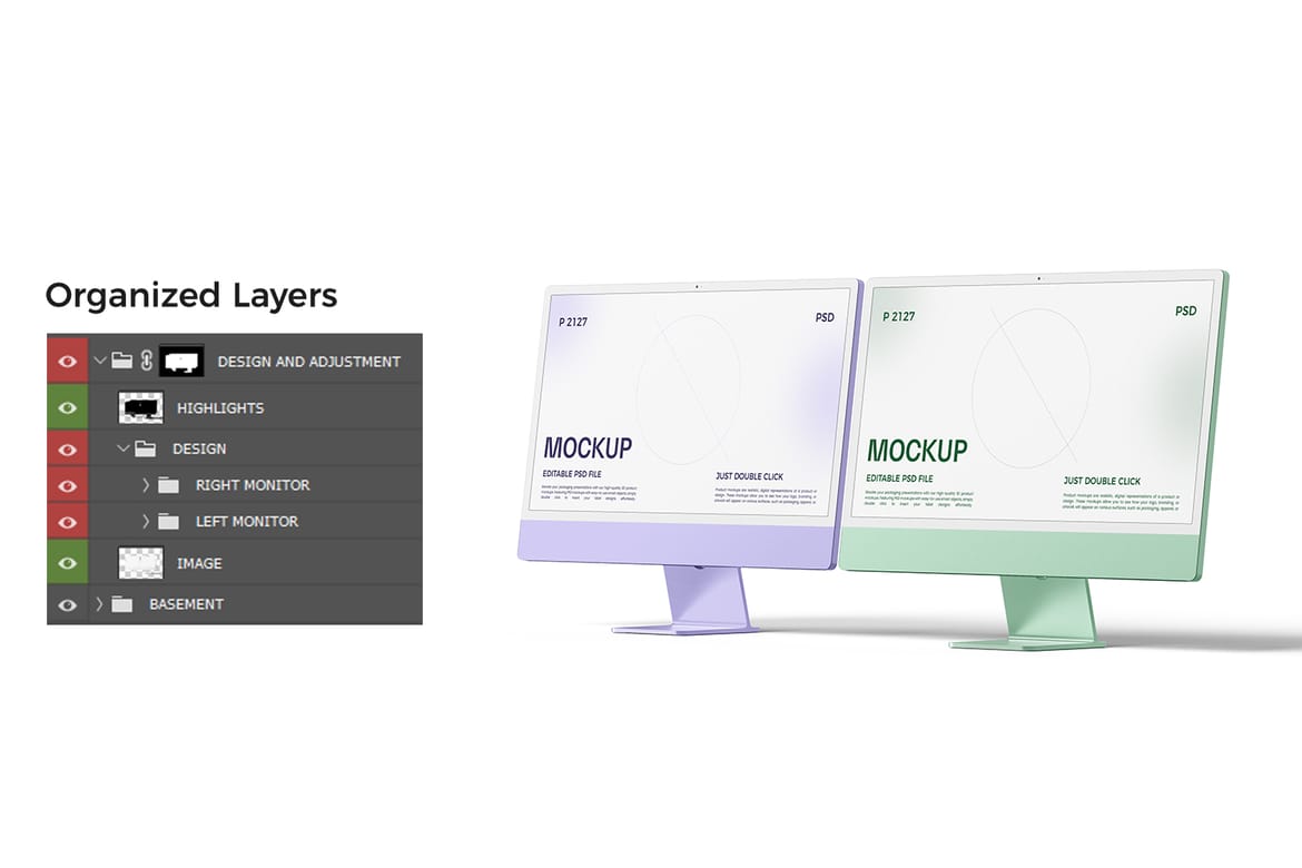 New iMac 24" Desktop Mockup