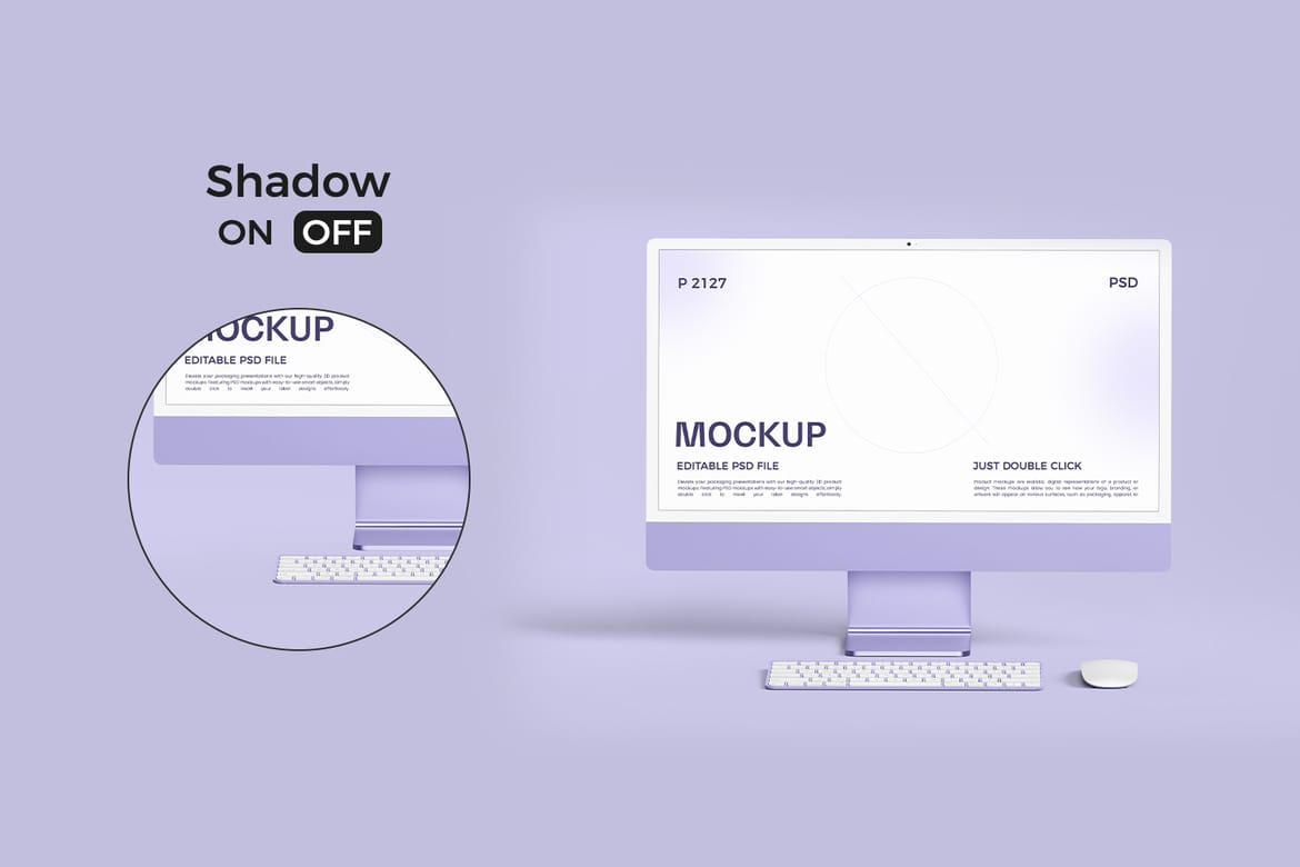 New iMac 24" Desktop Mockup