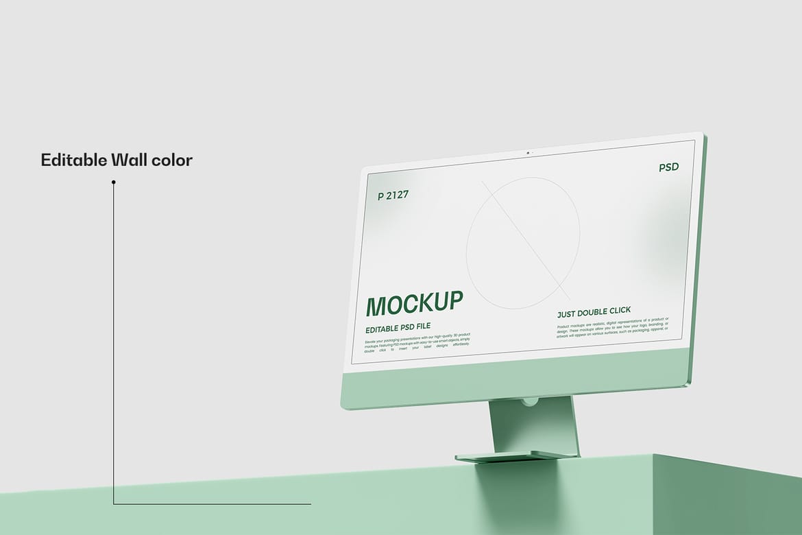New iMac 24" Desktop Mockup