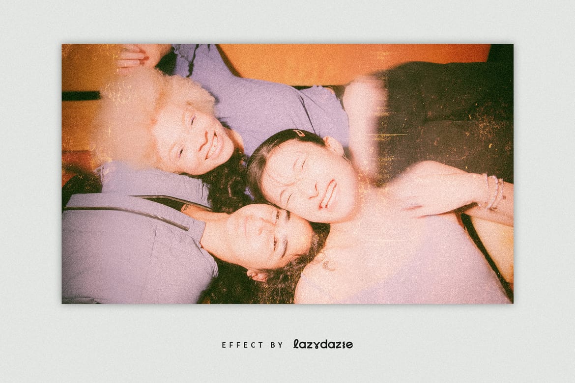 Vintage Photograph Image Effect Mockup