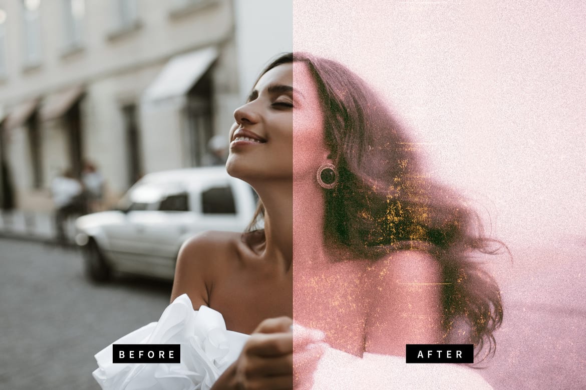 Vintage Photograph Image Effect Mockup