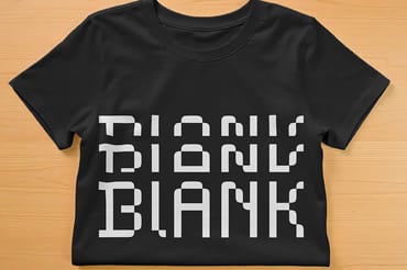 Half Folded T-Shirt Photoshop Mockup