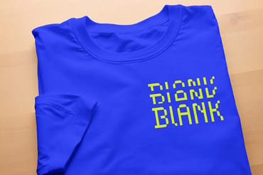 Folded T-Shirt Photoshop Mockup