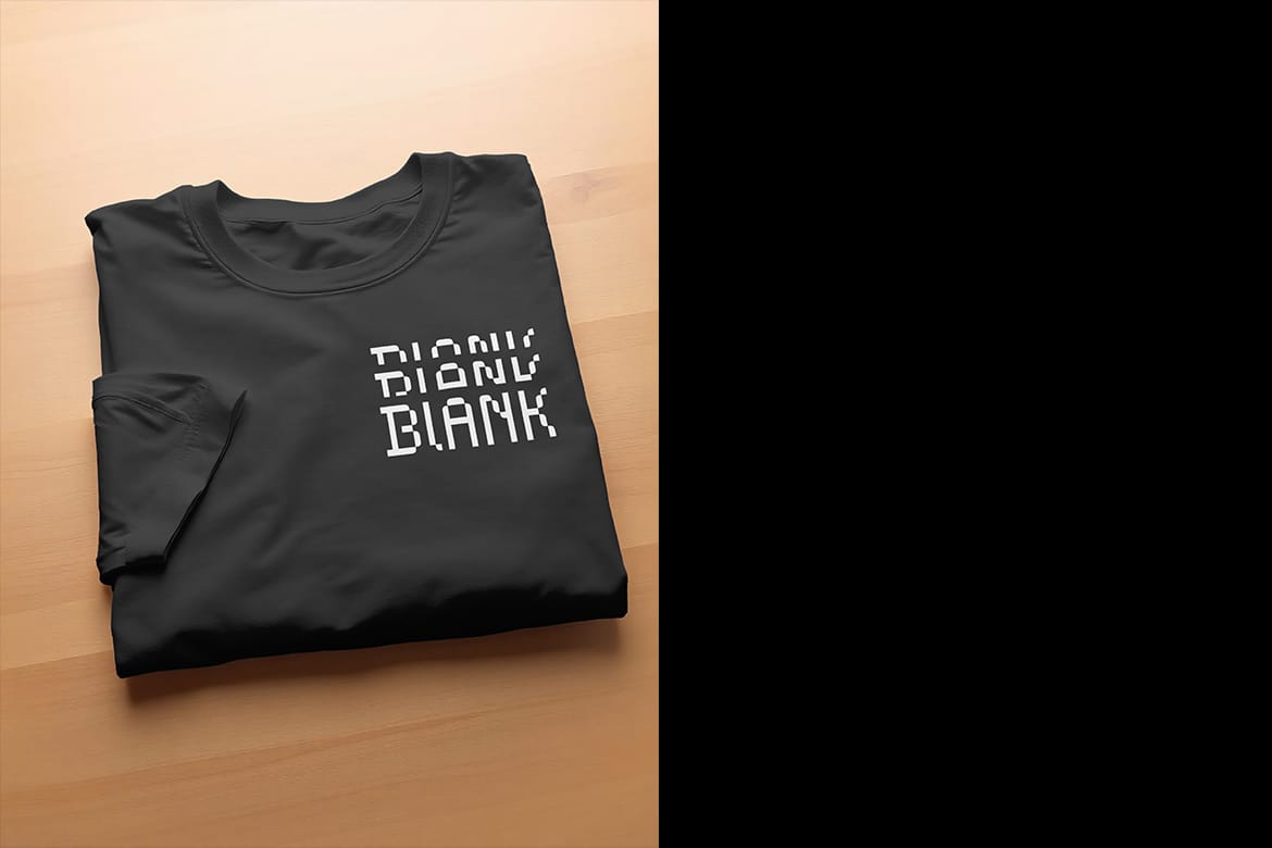 Folded T-Shirt Photoshop Mockup