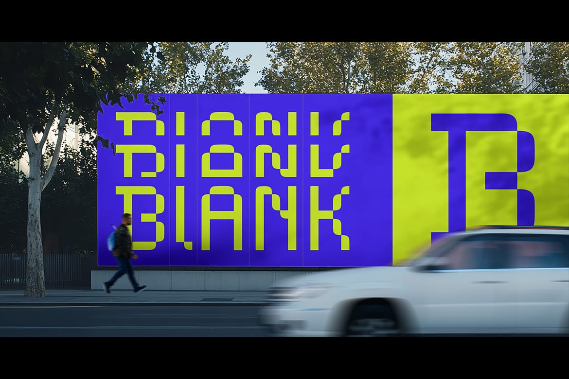 Street Billboard Mockup
