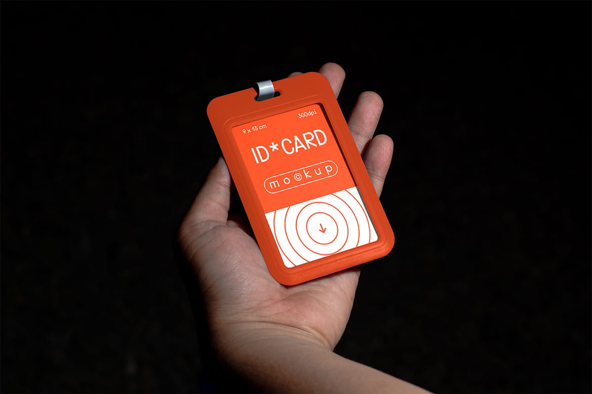 Realistic Scene ID Card Mockup - VOL 2