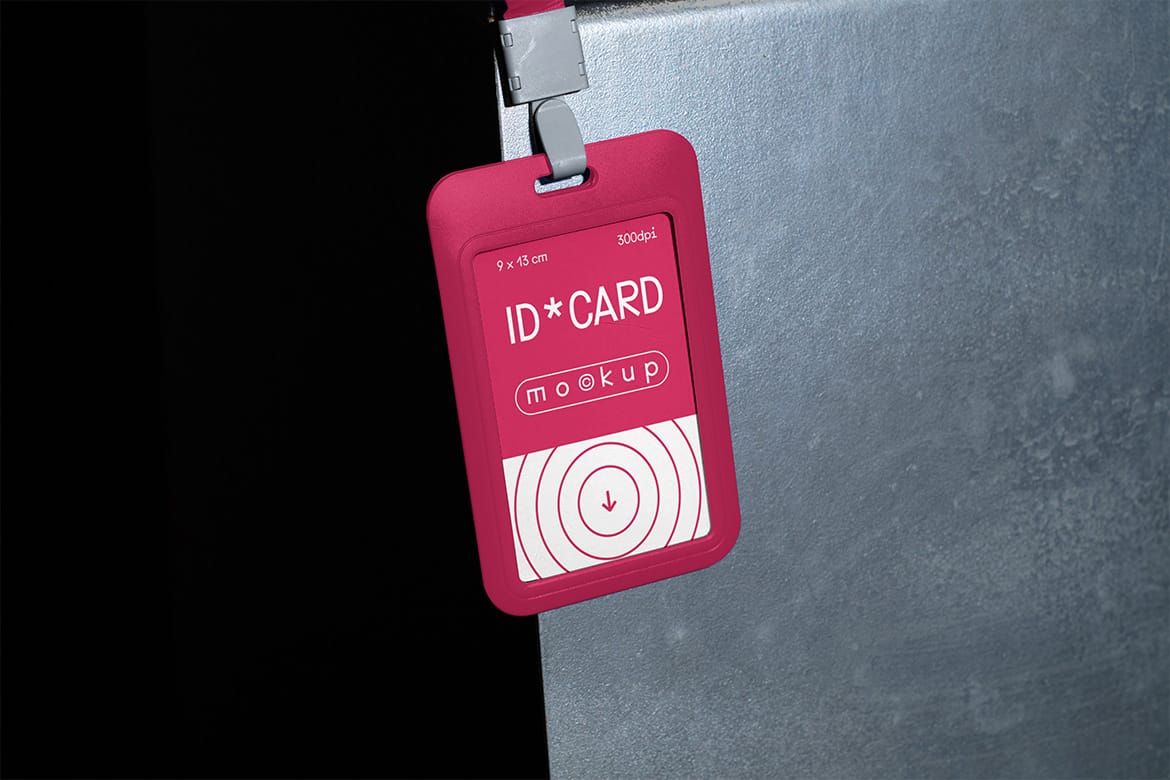 Realistic Scene ID Card Mockup - VOL 2