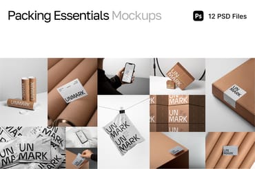 Packing Essentials Bundle / 12 PSD 