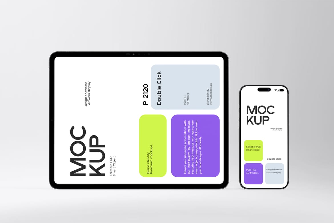 iPad Pro and iPhone Mockup