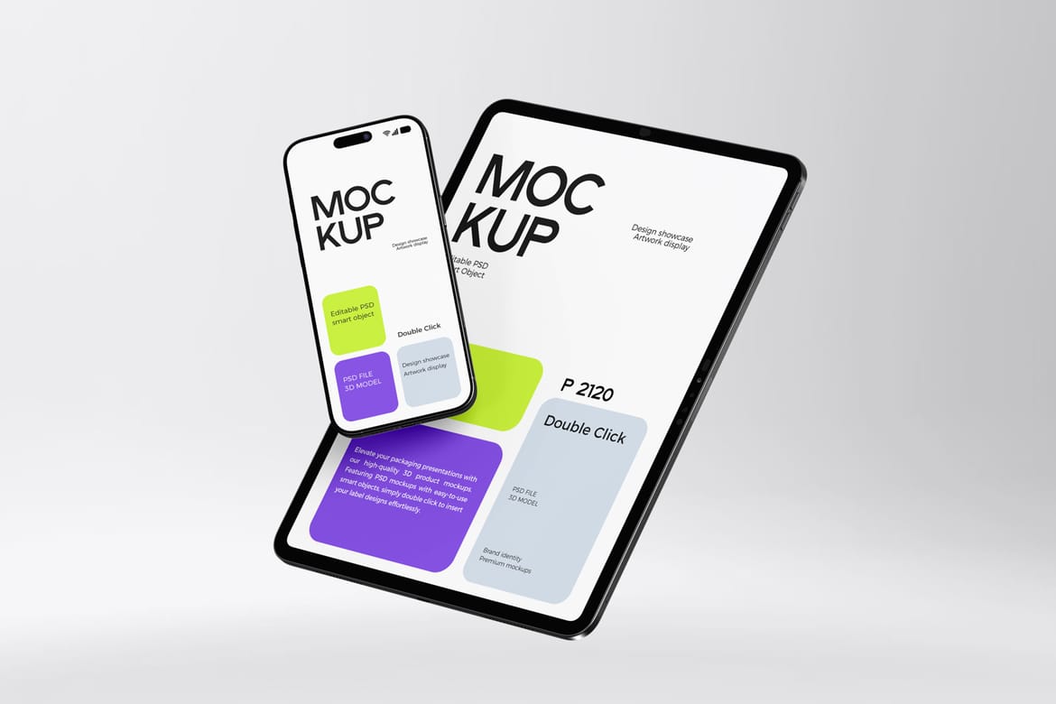 iPad Pro and iPhone Mockup