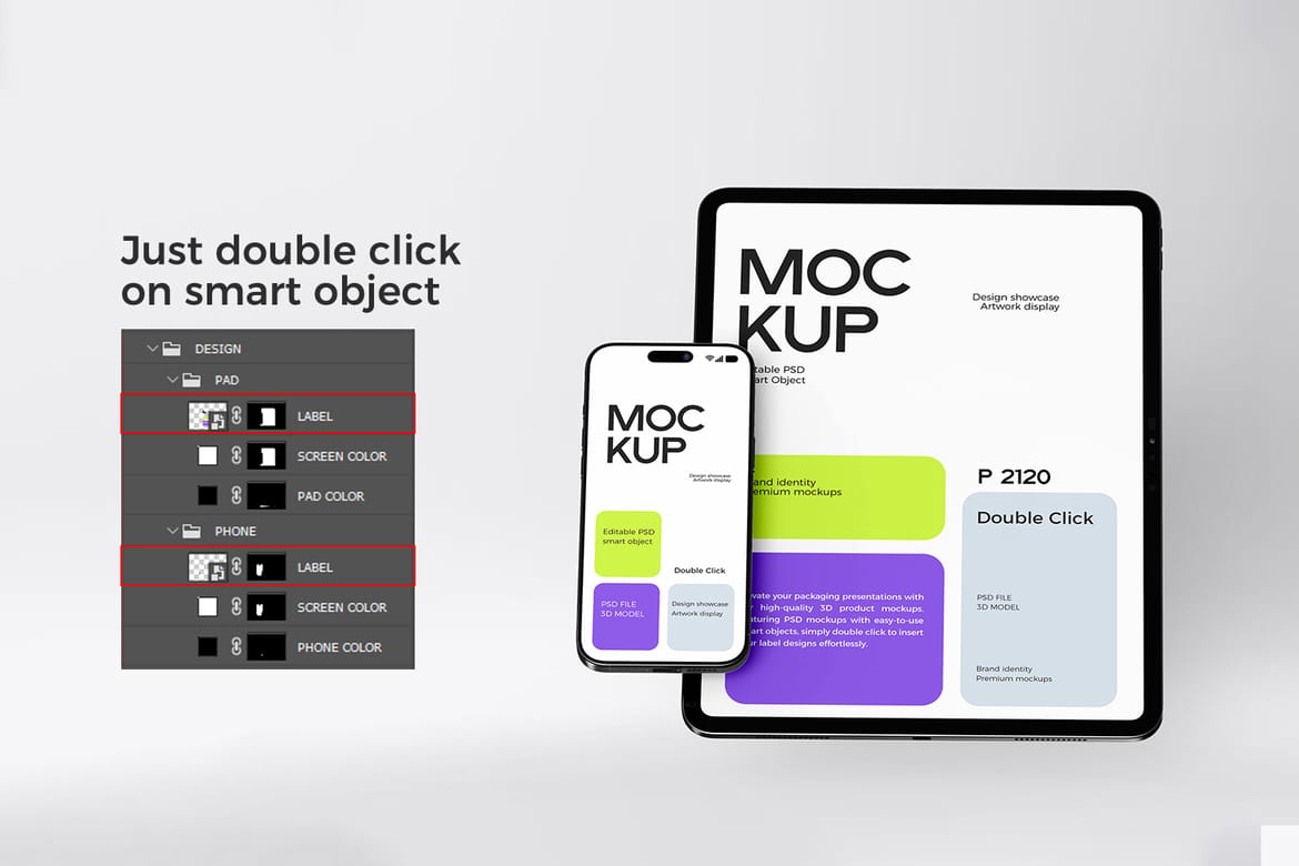 iPad Pro and iPhone Mockup