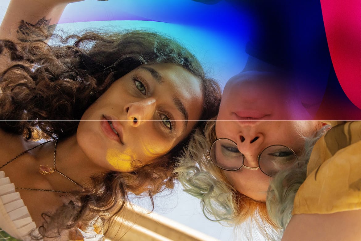 Colour Burst Image Effect Mockup