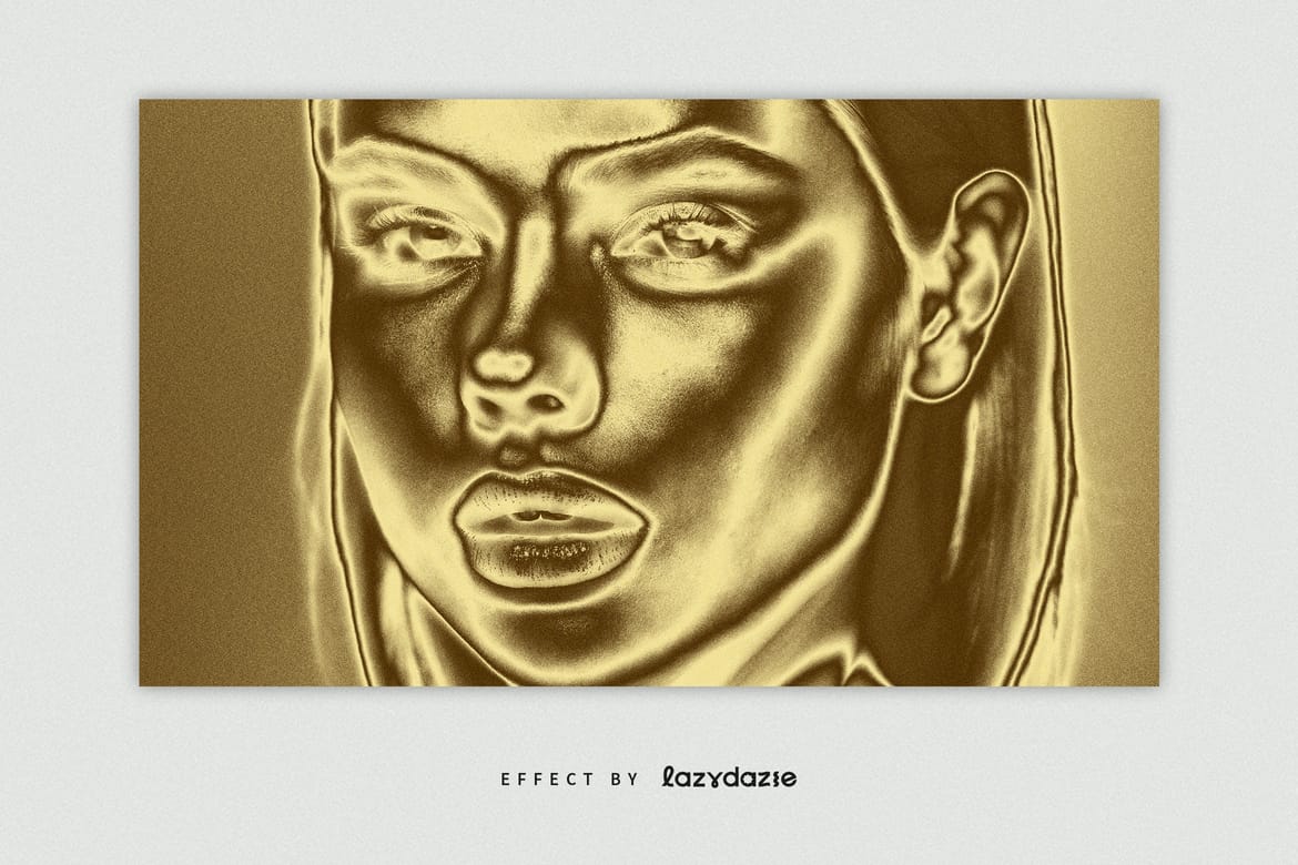Golden Hour Image Effect Mockup