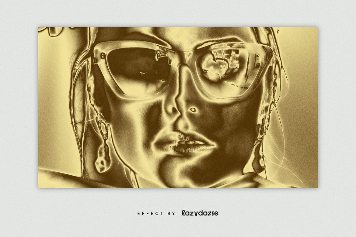 Golden Hour Image Effect Mockup