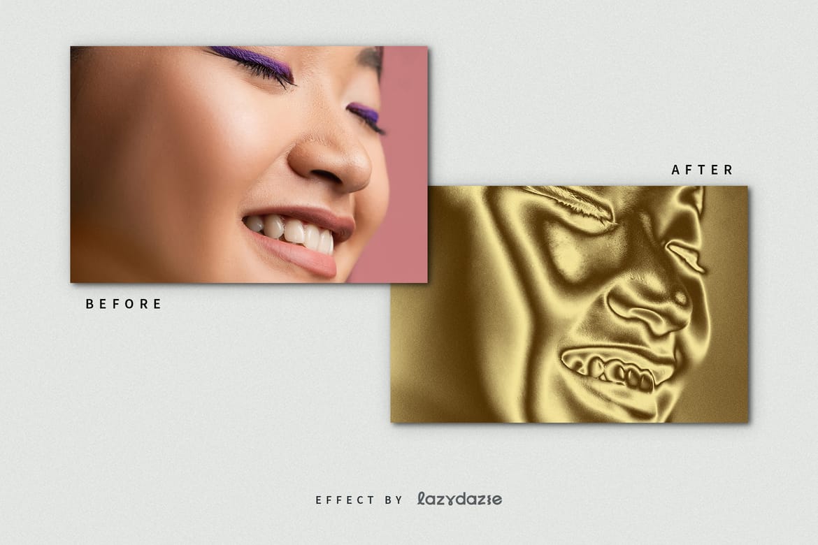Golden Hour Image Effect Mockup