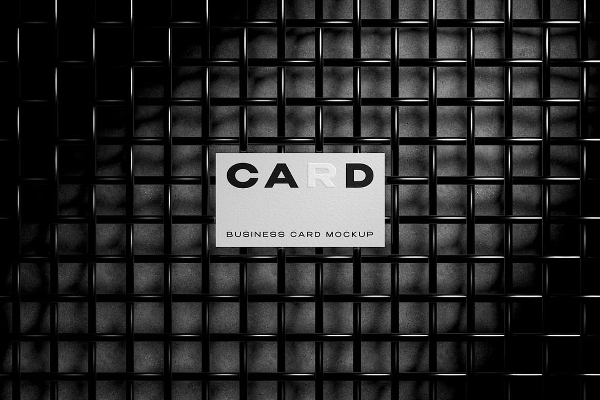 Industrial Business Card Mockup