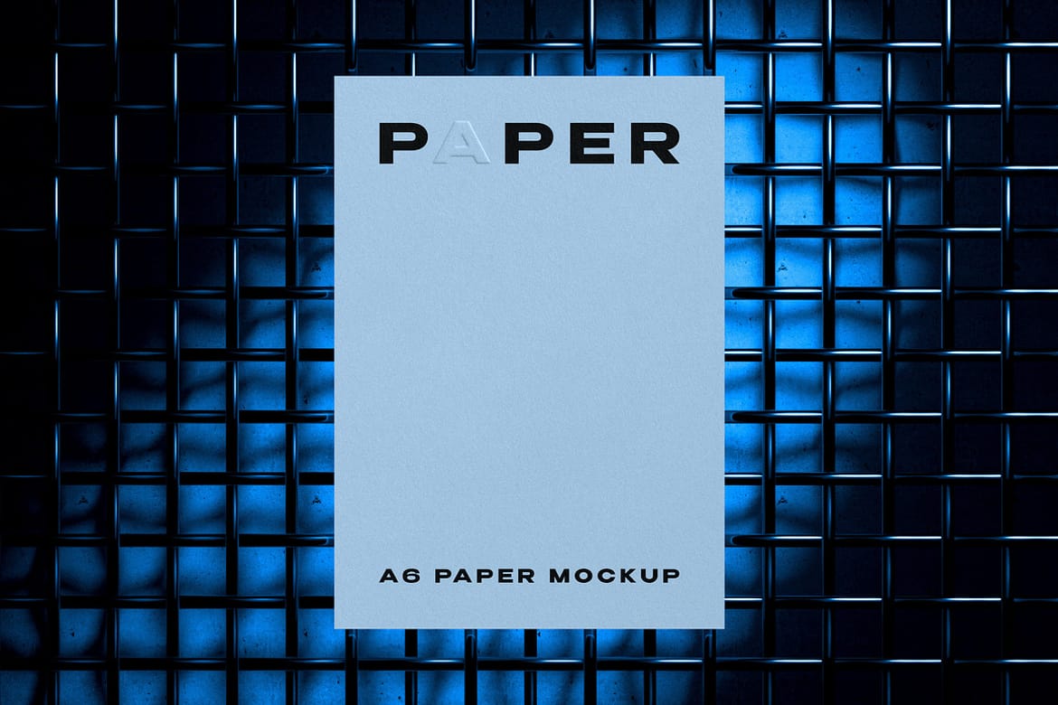 Industrial Paper Card Mockup