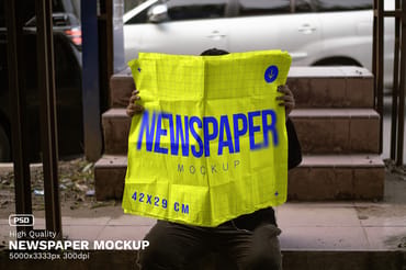 Urban Edition Newspaper Mockup