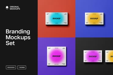 Branding Stationery Mockups Set
