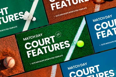 Elite Sports Mockup Collection — PSD