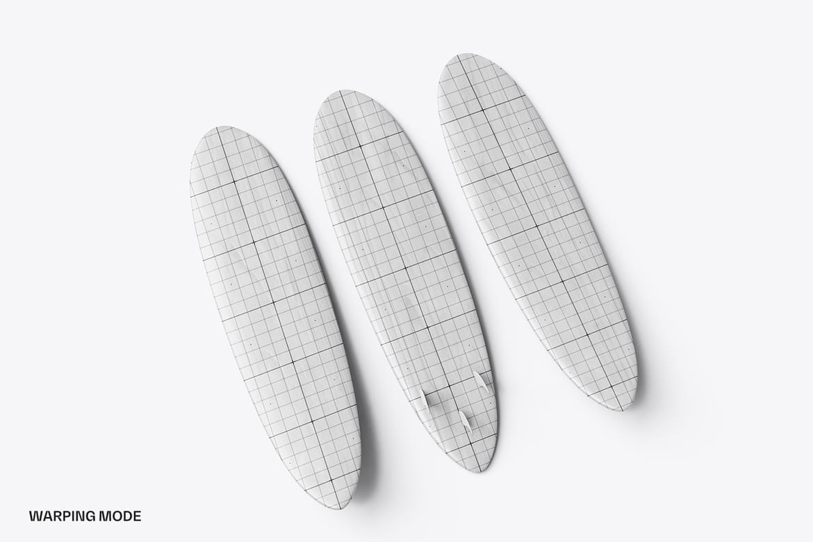 Wooden Surfboard Mockup