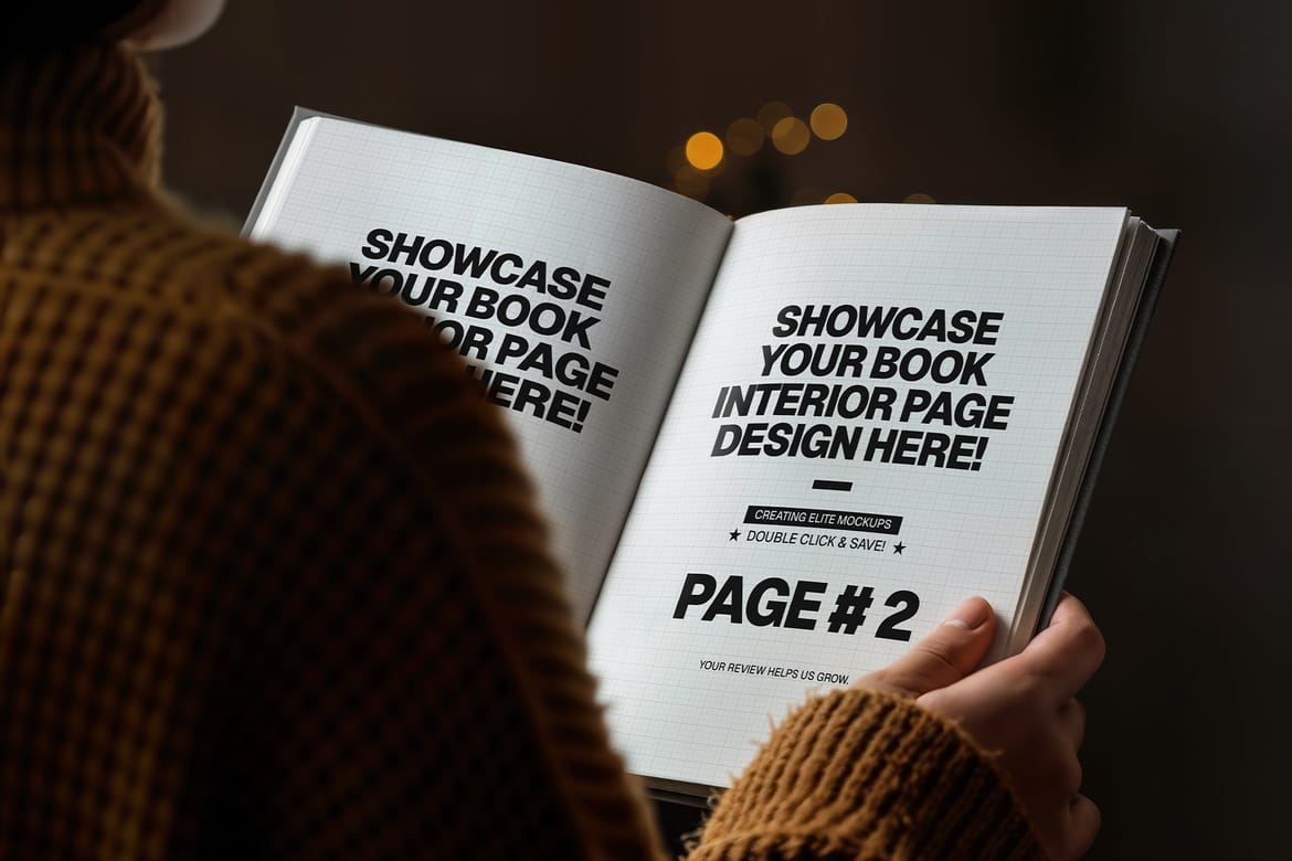 Open Book Mockup Collection