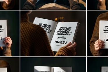 Open Book Mockup Collection